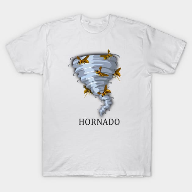 Murder Hornet Hornado T-Shirt by ColorFlowCreations